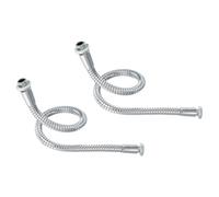 11.8" Microfono Collo Oca,2 pezzi M10/M8 Filettatura 8mm,Argento Tono