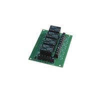 11.907 SCHEDA 4 RELE' PER CONNESSIONE AD USCITA OC 5A ALLARME COMBIVOX