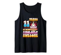 11 anni Axolotly Awesome Cute Axolotl 11° compleanno bambini Canotta