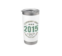 11 anni leggenda di compleanno dal 2015 - Vintage 11 ° compleanno Bicchiere termico in acciaio inox doppia parete