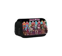 (11)Astuccio portamatite Monster High con cover staccabile e doppio strato per studenti