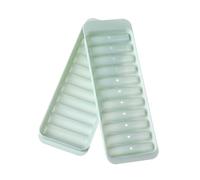 11 Cavità, Stampi per Ghiaccioli, Formine per Ghiaccioli | Design Impilabile, Facile da Sformare, Sicuro e Resistente, Ideale per La Calda Estate(Green)