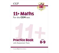 11+ CEM Maths Practice Book & Assessment Tests - Ages 8-9 (with Online Edition)