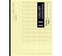 11 Column Ledger Book: Large Accounting & Bookkeeping Notebook |Columnar Analysis Account Pad for Small Businesses and Personal Finance| Landscape Layout, 11x8.5 Inches.
