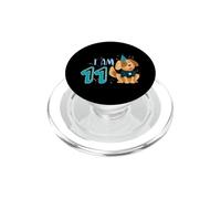 11° Compleanno Ragazzo Cane Cuccioli Bambini Ho 11 anni PopSockets PopGrip per MagSafe