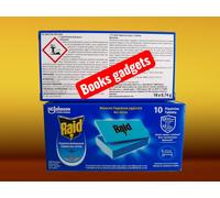 11 Conf. (110 Piastrine) Raid Piastrina Anti-Zanzare Azione Rapida e Prolungata