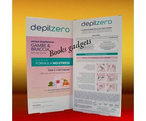 11 Conf. (220 Strisce Gel Depilatorie+ 44 Salviette) Depilzero GAMBE E BRACCIA
