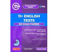 11+ English Mock Test Papers: 6 Full Practice Exams for Ages 9-11: Exam-Style Papers for GL and Independent School Preparation - Includes Answers