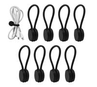 11 fascette magnetiche per cavi regolabili, organizer per cavi in silicone, per organizzare e fasciare fili, cavi per cuffie, cavi, caricabatterie, 1 pezzi