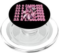 11 & Favoloso Flamingo Compleanno 11 anni Ragazza Coquette PopSockets PopGrip per MagSafe