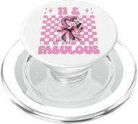 11 & Favoloso Flamingo Compleanno 11 anni Ragazza Coquette PopSockets PopGrip per MagSafe