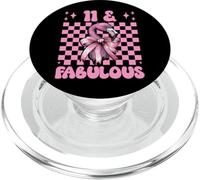 11 & Favoloso Flamingo Compleanno 11 anni Ragazza Coquette PopSockets PopGrip per MagSafe