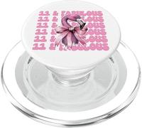 11 & Favoloso Flamingo Compleanno 11 anni Ragazza Coquette PopSockets PopGrip per MagSafe