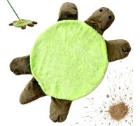 11" Floor Turtle Foot Mop, Cute Double Side Turtle-Shaped Floor Cleaning Pad, Hands-Free Washable Reusable Foot Mop, Assorbente Floor Cleaner for Home & Office