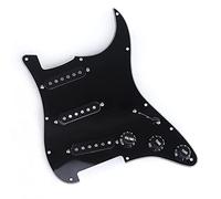 11 Fori 3 Strati Nero Single Coil Sss Chitarra Elettrica Battipenna Pickup Caricato Scratch Precablato Piatto Per Chitarra For For ST Parti di ricambio per chitarre