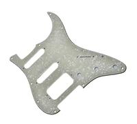 11 Fori Per Battipenna Per Chitarra For For ST HSS Con Fori Angolari Arrotondati A 3 Viti Per Pickup Al Ponte Humbucking Professionale Battipenna per Chitarra Elettrica (Color : Aged 4 Ply)