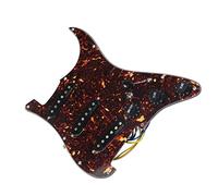 11 Fori Per Viti Pickguard Precablato A 7 Vie A Pieno Carico SSS Ainico 5 Kit Pickup Single Coil Per Chitarre Elettriche For For ST Battipenna precablati Set (Color : 06)