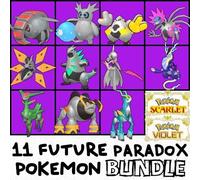 11 Futuristici Paradossi Lucenti Pokémon 6IV Bundle Pokémon Scarlatto Viola SV