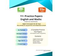 11+ GL Practice Papers - Maths and English - QE Boys Pack 2