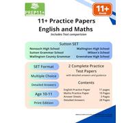 11+ GL Practice Papers - Maths and English - Sutton SET