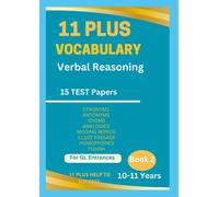 11 Help To Success 11 Plus Vocabulary Verbal Reasoning Book 2 (Tascabile)