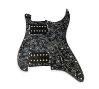 11 Hole Loaded Chitarra Precablato Battipenna Guard Piastra Con HH Pickups Per Corde Parti E Set di Strumenti di Installazione Set Precablato Pick Guard Single Coil Pickup Ssh Alnico Caricato