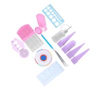 11-in-1-Papierquilling-Set â Crimper-Kamm, 3D-Form & Werkzeugset