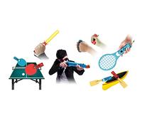 11 In 1 Switch Sport Set di Accessori Compatibile per NS Switch Sport Game, Tavolo Tenni Bat / Racchetta / Cinturino / Pistola da gioco / Palette / Kendo Bundle per la famiglia