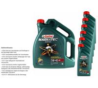 11 L Castrol Olio Motore Magnatec Diesel 5W-40 DPF Olio Motore 11257532