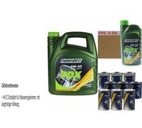 11 L fanfaro olio motore Pdx 5W40 Api Sn / Sm / Cf 9xMANNOL Perdita Fermata