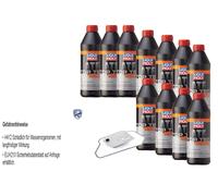 11 L Liqui Moly 1100 Trasmissione Vaico Filtro Olio per Audi A8 4.2 Quattro