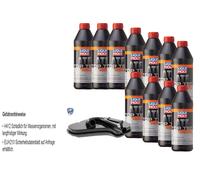 11 L Liqui Moly 1100 Trasmissione Vaico Filtro Olio per Jeep Grand Cherokee