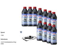 11 L Liqui Moly Atf III Vaico Filtro Olio Trasmissione per BMW 3er Cabriolet