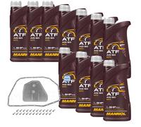 11 L MANNOL ATF AG60 Olio Cambio MEYLE Filtro Olio Cambio Per Audi A6 Avant 2.7