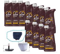 11 L mannol Atf AG60 Olio per Ingranaggi Mahle Filtro Trasmissione Audi A8 4.2