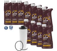 11 L mannol Atf AG60 Olio per Ingranaggi Vaico Filtro Trasmissione . Audi Q5 3.0