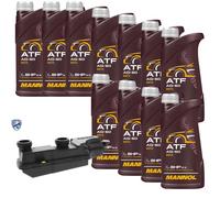 11 L mannol Atf AG60 Trasmissione Vaico Filtro Olio per Audi A6 Avant