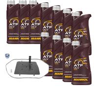 11 L MANNOL ATF ULV VAICO Filtro Olio Cambio Per BMW X1 xDrive18d sDrive18d 1er