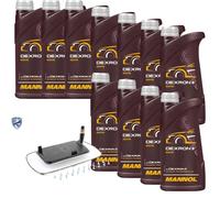 11 L MANNOL Dexron II VAICO Filtro Olio Cambio Per BMW X5 3.0d 3.0i