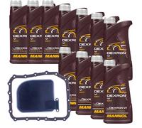11 L MANNOL Dexron VI DENCKERMANN Filtro Olio Cambio Per KIA UM 2.2 CRDi 4WD XM