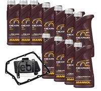 11 L MANNOL Dexron VI FEBI Filtro Olio Cambio Per Chrysler RT 2.8 CRD 3.6 Dodge