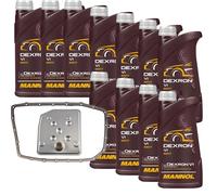 11 L MANNOL Dexron VI FEBI Filtro Olio Cambio Per Ford Ranger 3.2 TDCi 4x4 2.0
