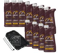 11 L mannol Dexron VI Febi Filtro Olio Trasmissione per BMW E70 3.0d xDrive35d