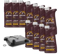11 L MANNOL Dexron VI VAICO Filtro Olio Cambio Per Dodge D1 DC DH DM DR 3.7