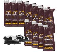 11 L mannol Dexron VI Vaico Filtro Olio Trasmissione per Opel J13 1.4 B16 1.6