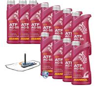 11 L mannol Olio Idraulico Atf AG55 Vaico Filtro Trasmissione per ' Aria Audi A6