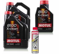 11 L MOTUL 8100 X-Clean 5W-40 Olio Motore 300ml Diesel System Clean 11272405
