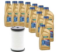 11 L Ravenol Atf Olio Ingranaggi Filtro Olio Trasmissione per VW Beetle 2.5 Golf