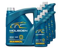 11 Litro MANNOL olio motore Molibden Benzina 10W-40 Api Sl / Cf Oil 11192016
