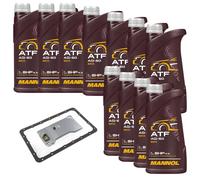 11 Litro MANNOL Trasmissione Atf AG60 Filtro Olio per Jeep Cherokee 4.0i 4x4